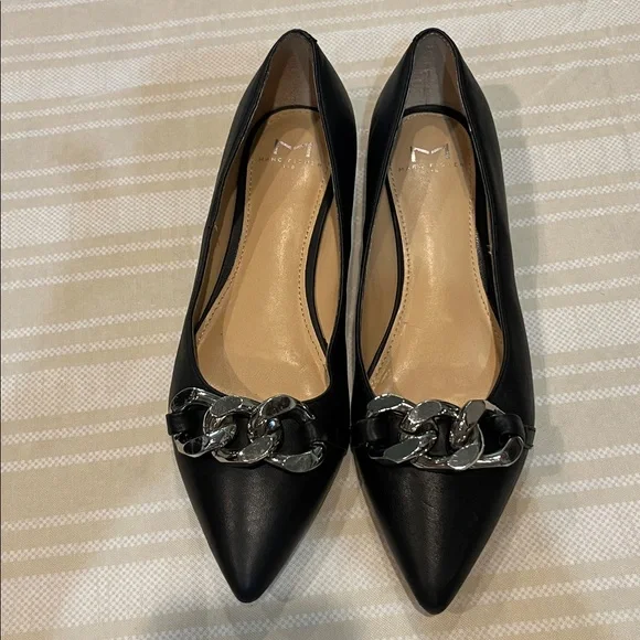 Marc Fisher Leather Flats size 7.5 women’s - Picture 3 of 9